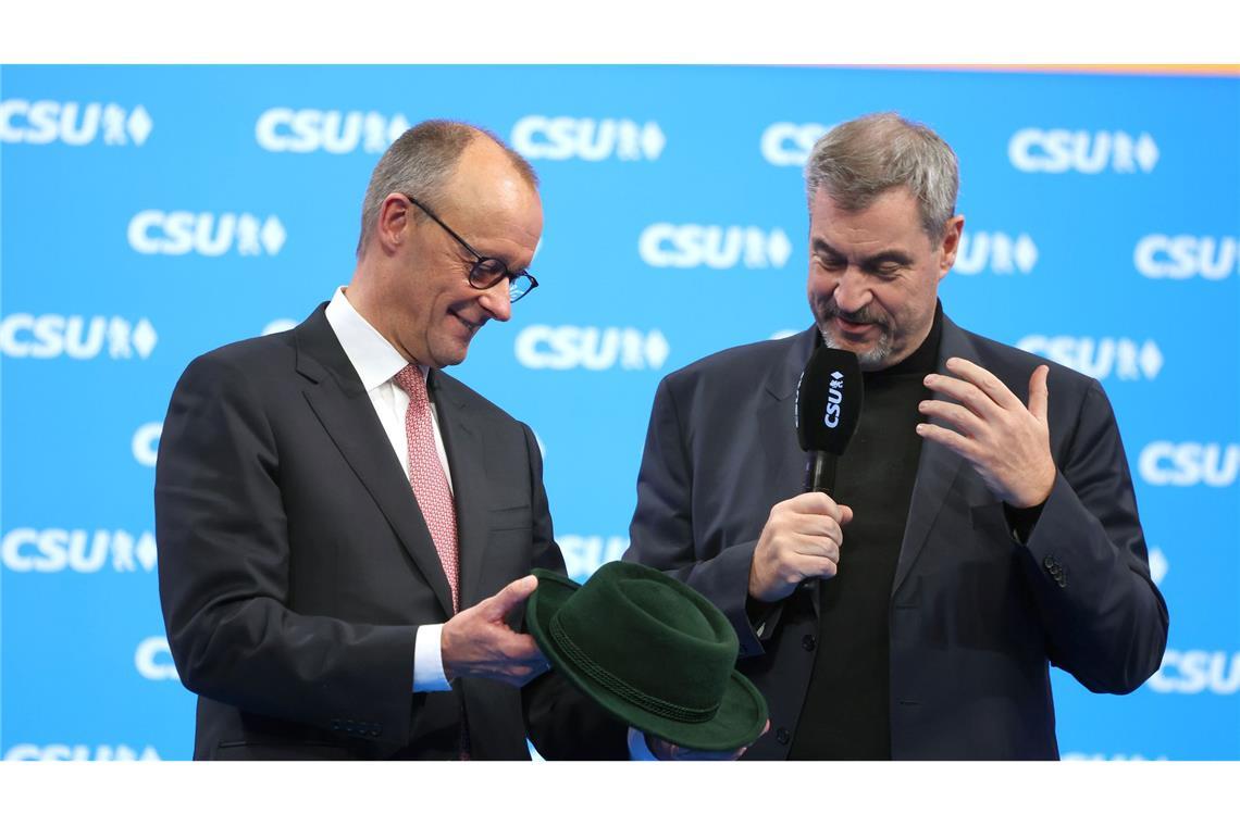 Für CDU-Chef Merz (links) gilt es derzeit, Aufgaben von historischer Bedeutung zu lösen. An diesem Erfolg würde die Politik gemessen.