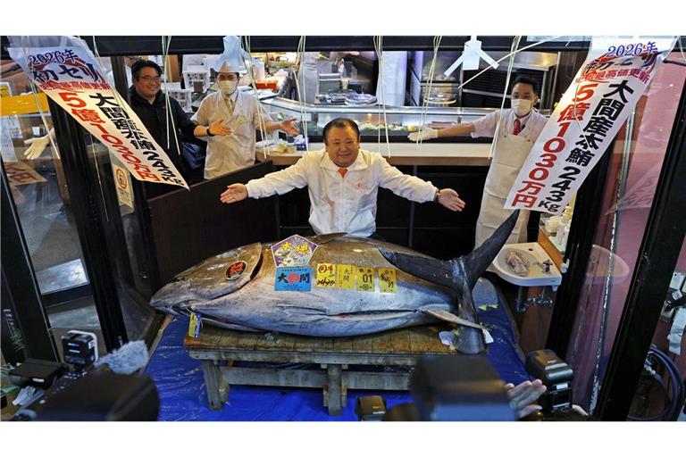 Für den Betreiber einer Sushi-Restaurantkette ist der gezahlte Rekordpreis eine geschickte PR-Aktion.