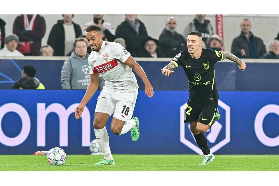Für den VfB konnte Jamie Leweling das 1:0 erzielen, am Ende stand es 1:1.