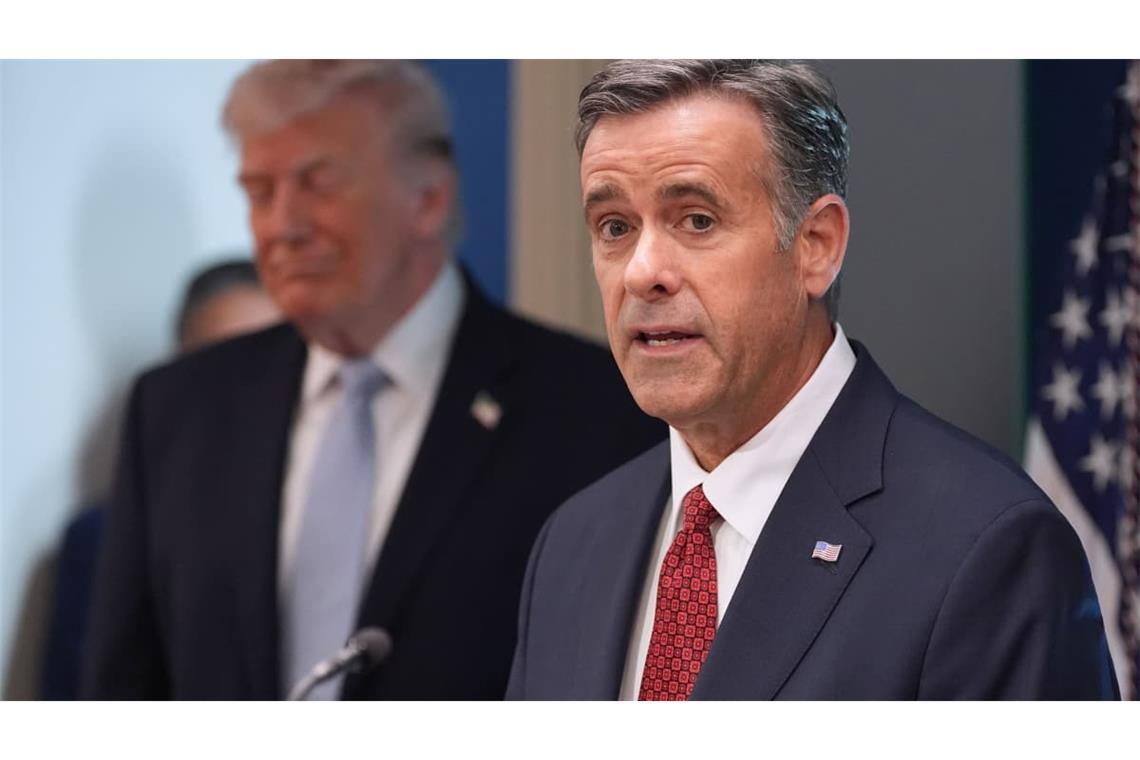 Für Donald Trump war die Reise von CIA-Direktor John Ratcliffe nach Moskau eher im Bereich des Üblichen.