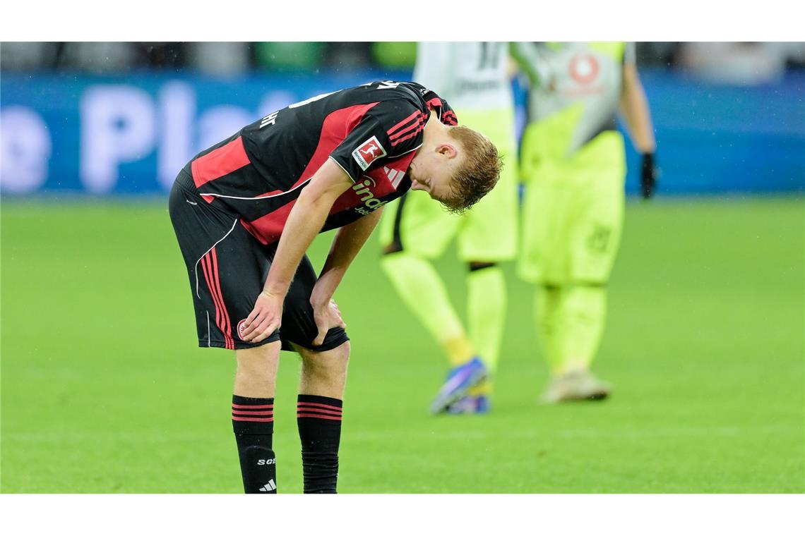 Für Eintracht Frankfurt um Hugo Larsson war beim 3:3 gegen Borussia Dortmund mehr drin.