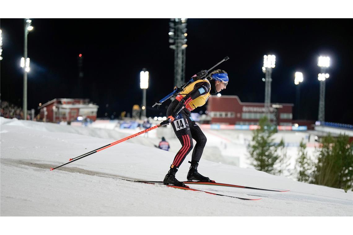 Für Franziska Preuß lief es nicht wie gewünscht.