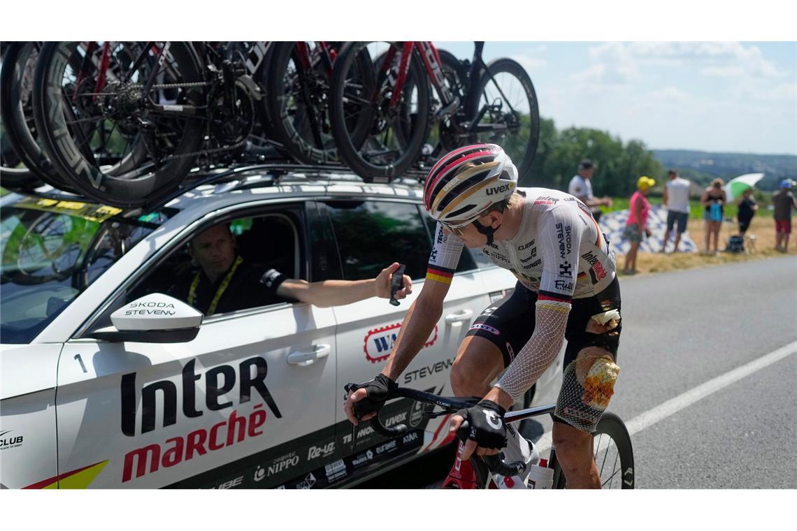 Rad-Meister Zimmermann steigt nach Sturz bei Tour aus Für Georg Zimmermann ist die Tour nach seinem heftigen Sturz beendet.