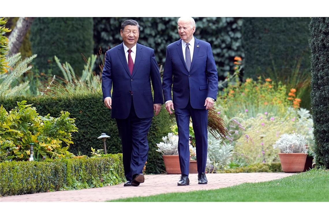 USA: Biden und Xi planen Treffen beim Apec-Gipfel in Peru Für ihr Krisentreffen vor einem Jahr wählten sie einen idyllischen Ort aus. (Archivbild)