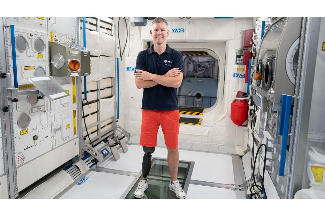 "Parastronaut" erhält grünes Licht für Flug zur Raumstation Für John McFall geht es bei dem Weltraum-Projekt um deutlich mehr als ihn selbst. (Archivbild)