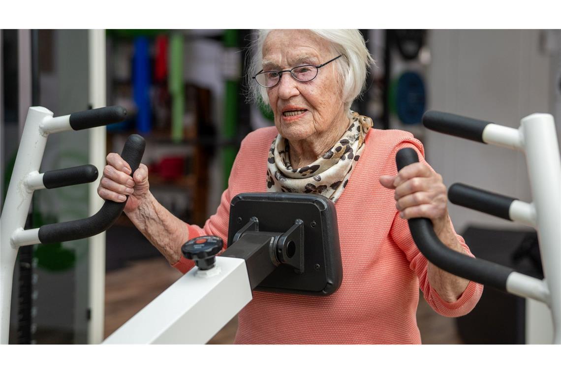 "Disziplin ist alles" - 100-Jährige im Fitness-Studio Für Jüngere ist sie ein Vorbild (Archivbild)