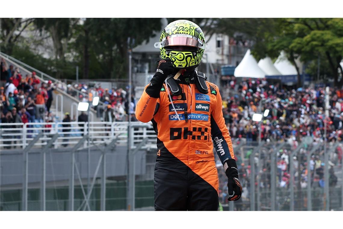 Für Lando Norris ist der WM-Titel ganz nah.