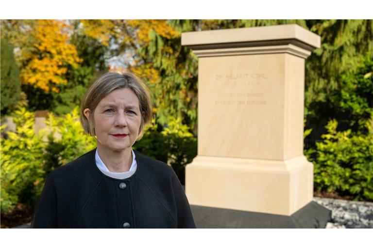 Für Maike Kohl-Richter "war immer klar, dass das Grab letztlich Denkmalcharakter haben muss".