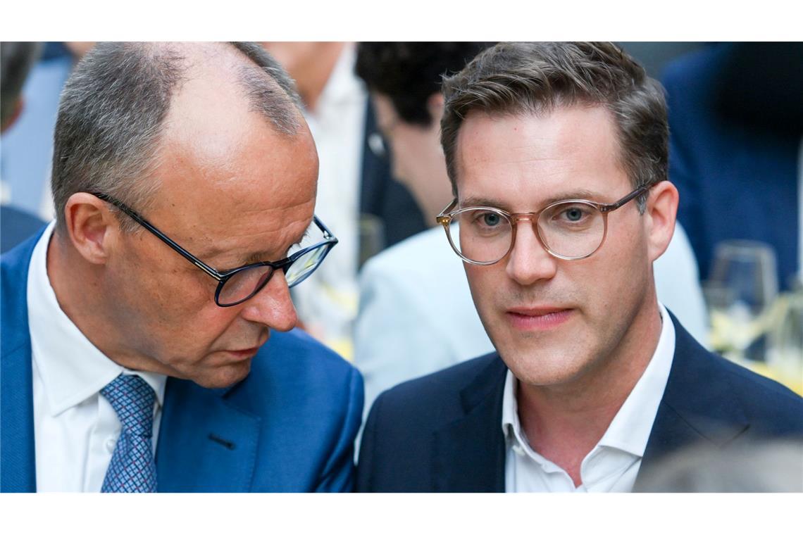 Für Merz und Hagel dürfte die Wahl in Baden-Württemberg eine Enttäuschung sein.