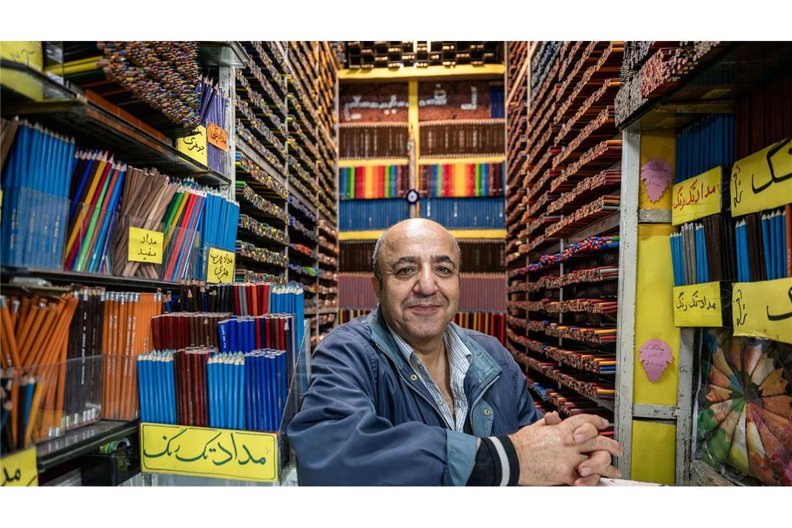 50.000 Buntstifte: Das Miniaturreich des Basar-Händlers Für Mohammed Rafi ist der Verkauf von Buntstiften eine echte Leidenschaft.