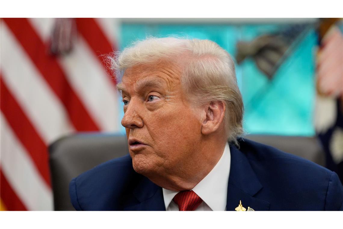 Trump will Westjordanland-Annexion durch Israel verhindern Für Montag ist ein Treffen Trumps mit Netanjahu geplant.