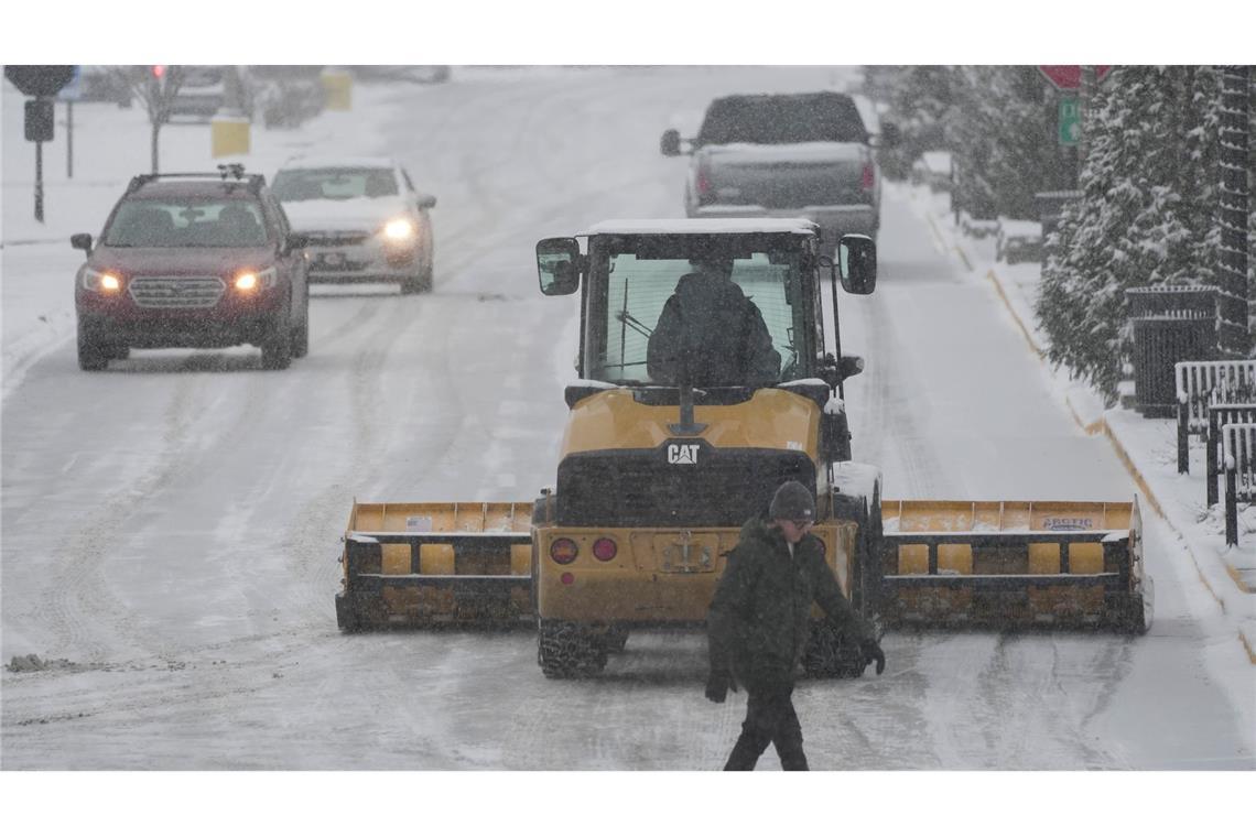 Heftiger Wintersturm trifft die USA Für rund 60 Millionen Menschen galten Unwetterwarnungen.