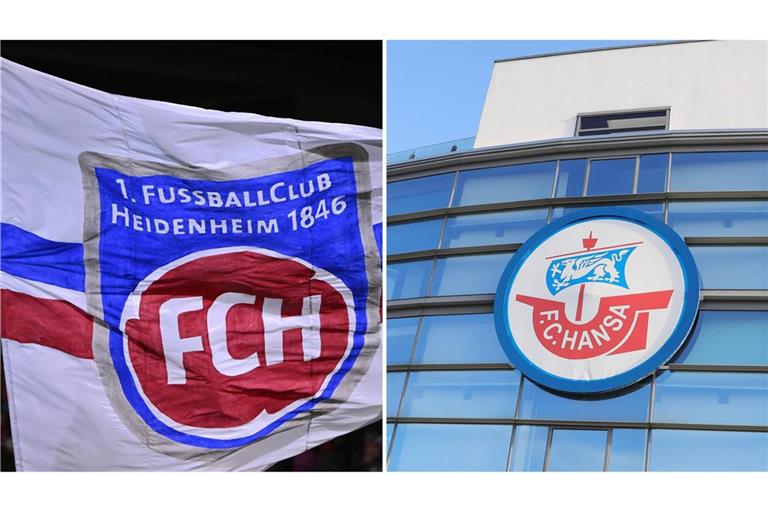 Fußball-Drittligist FC Hansa Rostock und Bundesligist 1. FC Heidenheim streiten sich um die Nutzung des Kürzels „FCH“ (Symbolfoto).