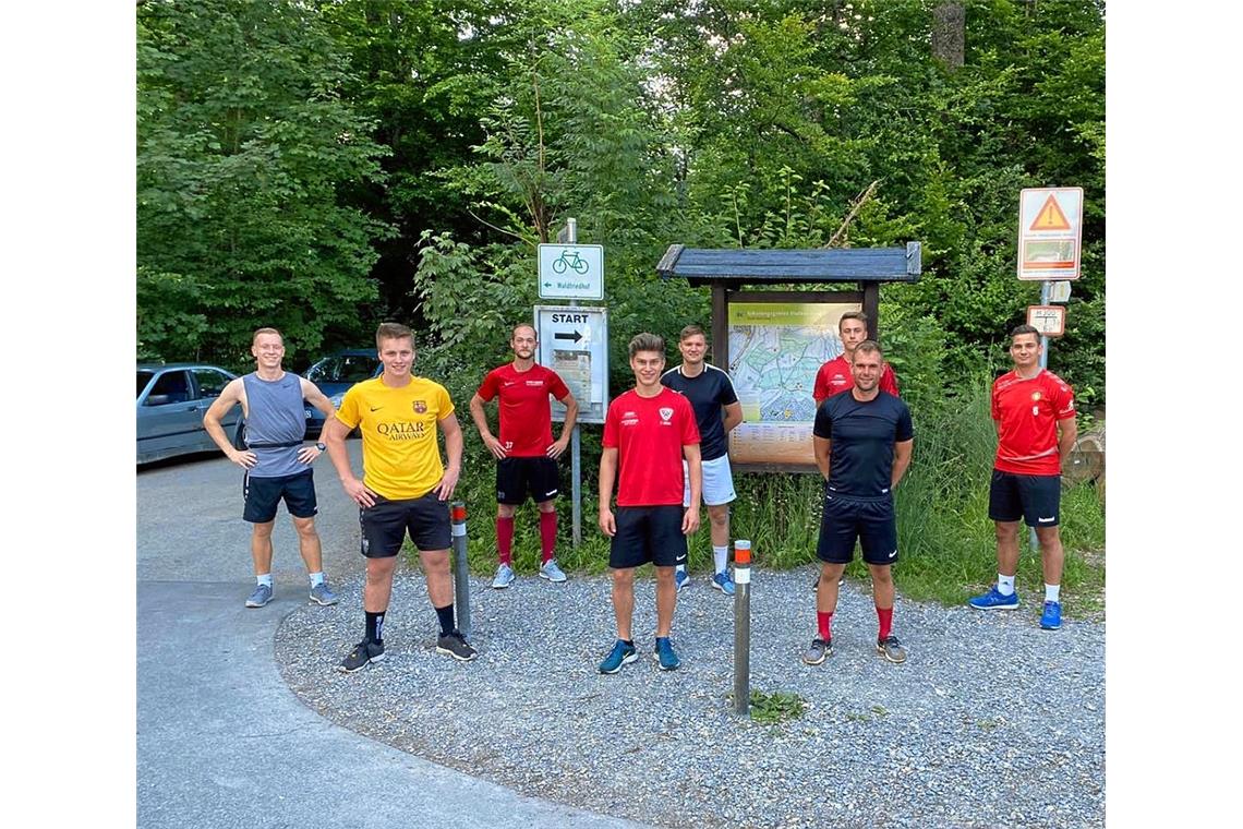 Fußballer des SV Allmersbach