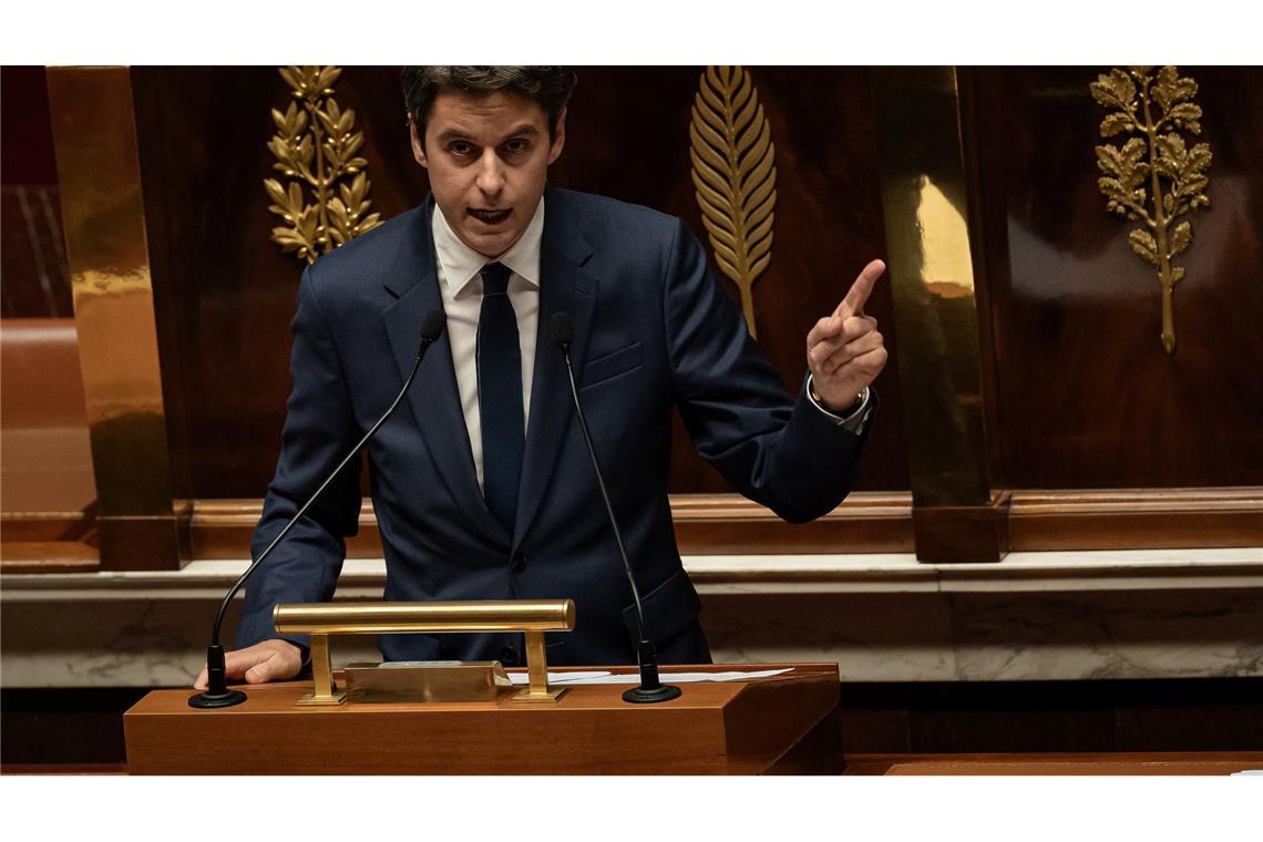 Gabriel Attal will dem französischen Präsidenten Emmanuel Macron in seinem Amt nachfolgen. (Archivbild)