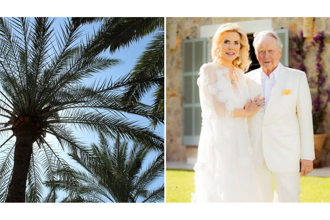 Gabriela und Wolfgang Porsche haben   ihre Hochzeit auf Mallorca gefeiert.