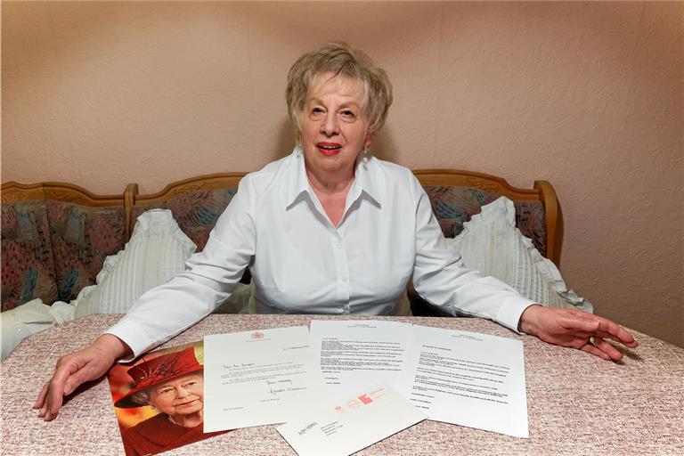 Gabriele Gampper hatte der Queen Anfang 2020 einen Brief der Anerkennung zukommen lassen und Antwort erhalten. Archivfoto: Jörg Fiedler