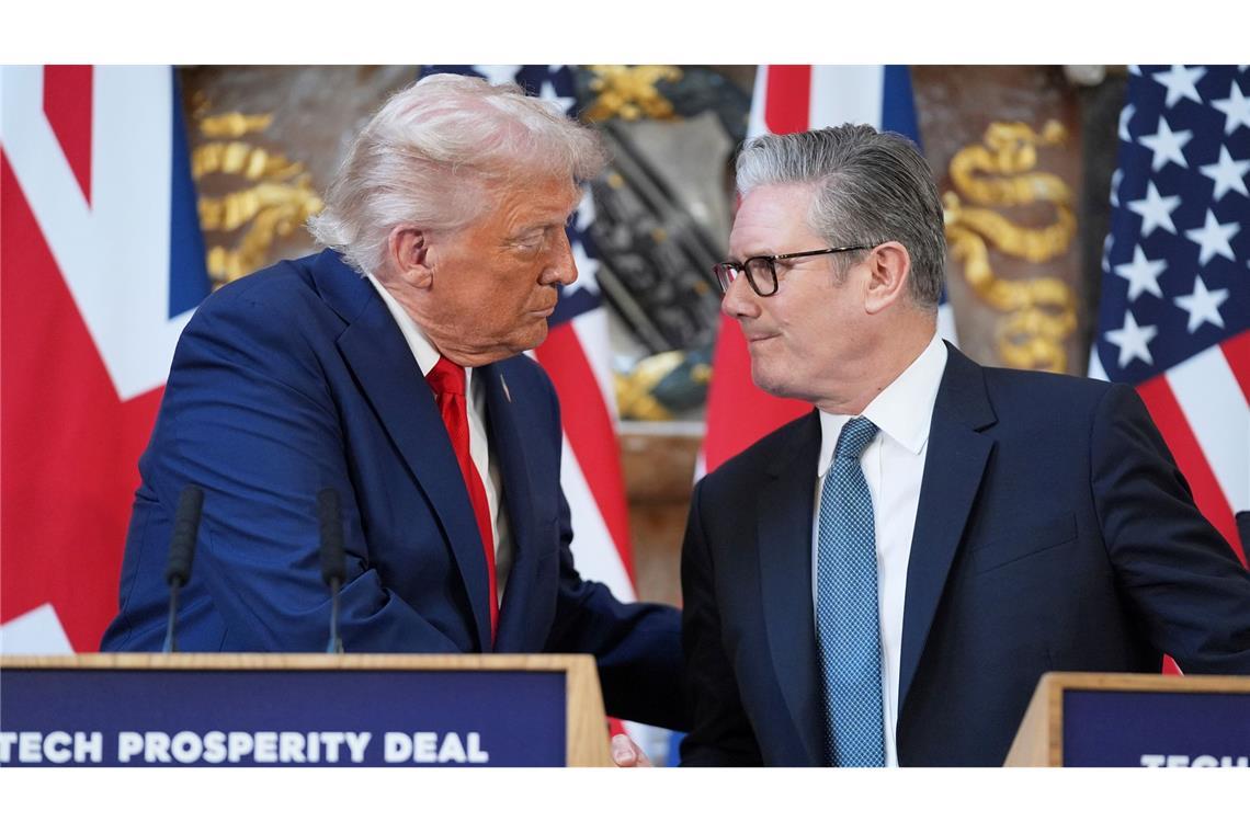 Gaza, Ukraine, Epstein: Trump und Starmer sprachen darüber bei einer gemeinsamen Pressekonferenz.