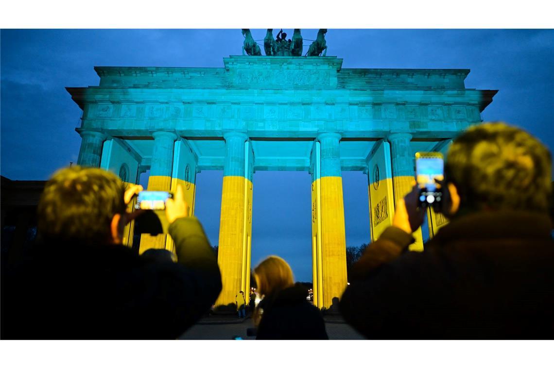 Bilder des Tages Gedenken an die Ukraine
