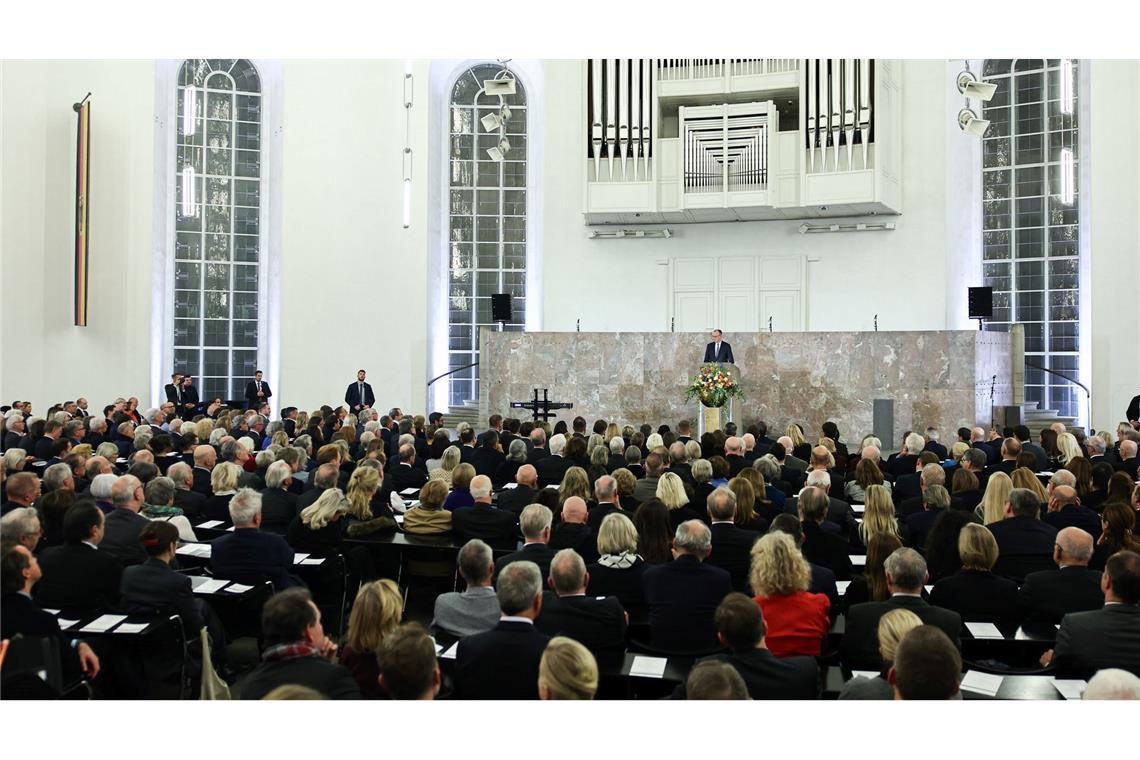 Gedenkfeier für Friedrich von Metzler in der Frankfurter Paulskirche