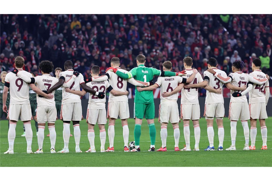 Gedenkminute vor Bayern-Spiel gegen Celtic Gedenkminute in München