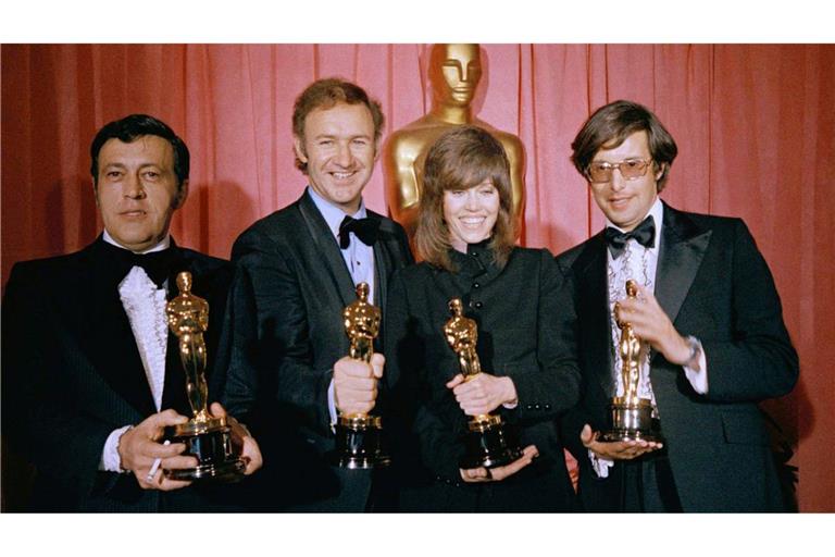 Gene Hackman (zweiter von links.) holte seinen ersten Oscar für seine Hauptrolle in dem Thriller "The French Connection". (Archivbild)