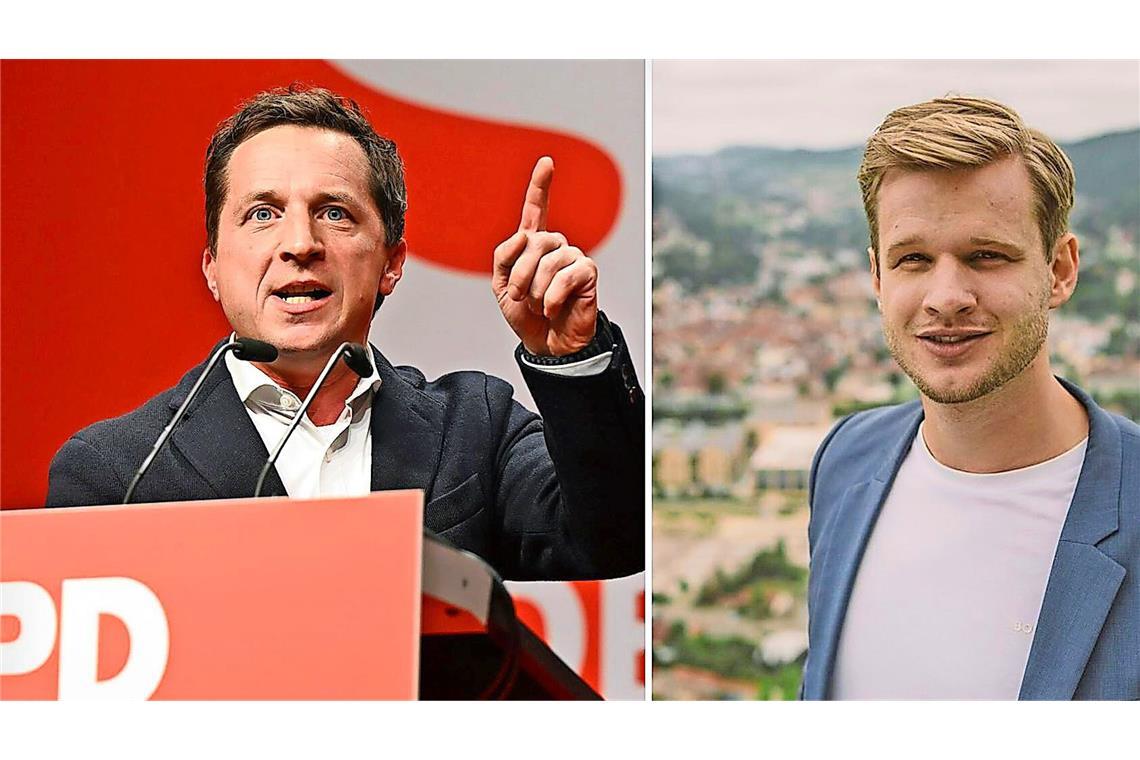 Generalsekretär Sascha Binder (links) war Ziel einer Wutrede von Robin Meserosch (rechts) auf Instagram.