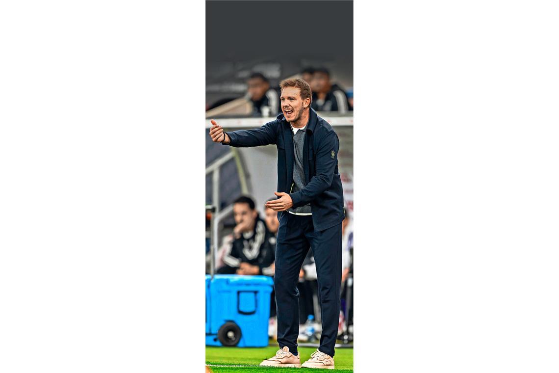 Gereizt und dünnhäutig: Bundestrainer Julian Nagelsmann