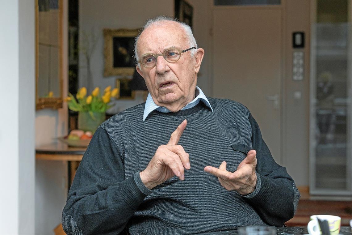 Auch das Fitnessstudio steht noch auf dem Plan Gerhard Bodura hat als Bürger und später als Stadtrat der Murrhardter Stadtverwaltung gegenüber auch mal klare Kante gezeigt. Foto: J. Fiedler