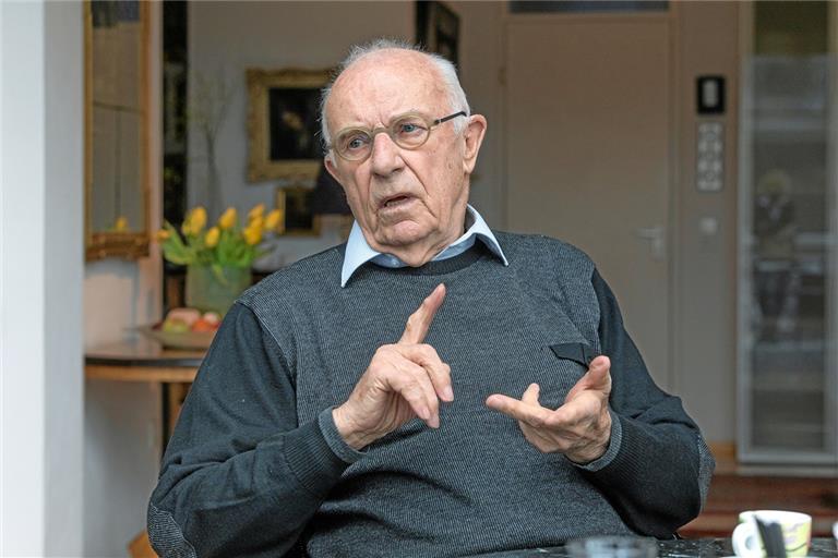 Gerhard Bodura hat als Bürger und später als Stadtrat der Murrhardter Stadtverwaltung gegenüber auch mal klare Kante gezeigt. Foto: J. Fiedler
