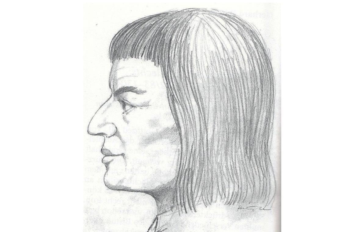 Gerhard Fritz hat das Gesicht des Grafen Albrecht I. von Löwenstein anhand verschiedener Quellen nachempfunden. Foto: privat