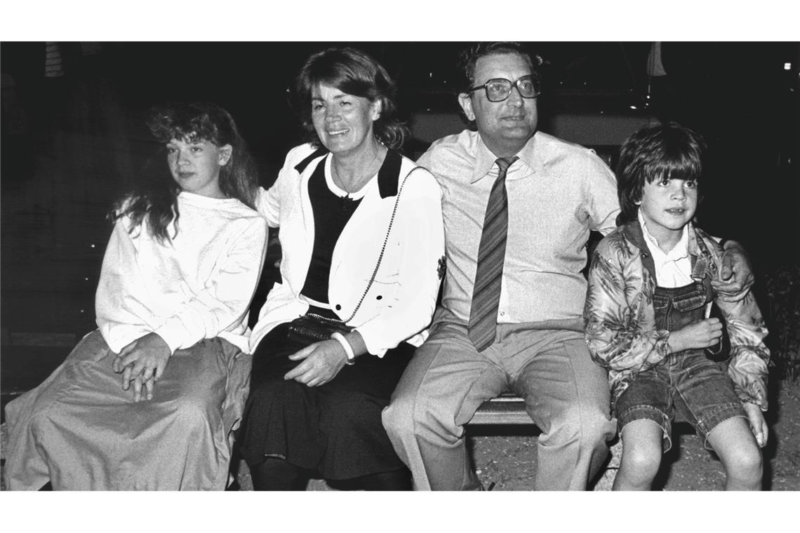 Gerhart Baum, das linksliberale Gewissen der FDP Gerhart Baum mit seiner Famile. (Archivbild)