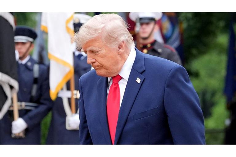 Gericht prüft Trumps umstrittenen Vergleich. (Archivbild)