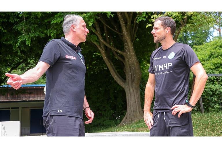 Getrennte Wege am Saisonende: Sport-Geschäftsführer Lutz Siebrecht, Marco Wildersinn (re.).