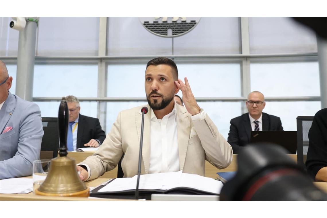 Gewählt: Tobias Rausch, der erste AfD-Landtagspräsident Deutschlands.