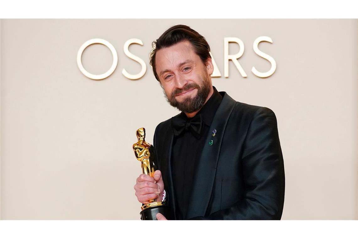Tragikomödie "Anora" holt die meisten Oscars Gewann seinen ersten Oscar: Kieran Culkin.