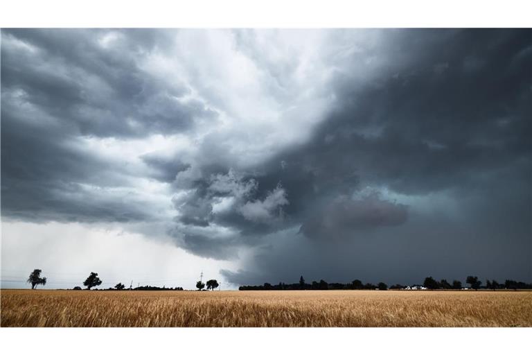Gewitterwolken sollen übers Land ziehen. (Archivbild)