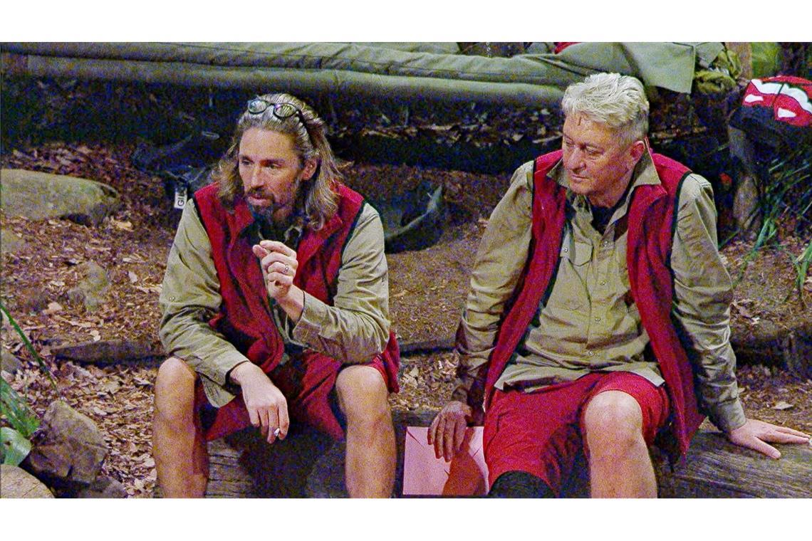 Gil und Hubert kämpfen um die Dschungelkrone. (Handout)