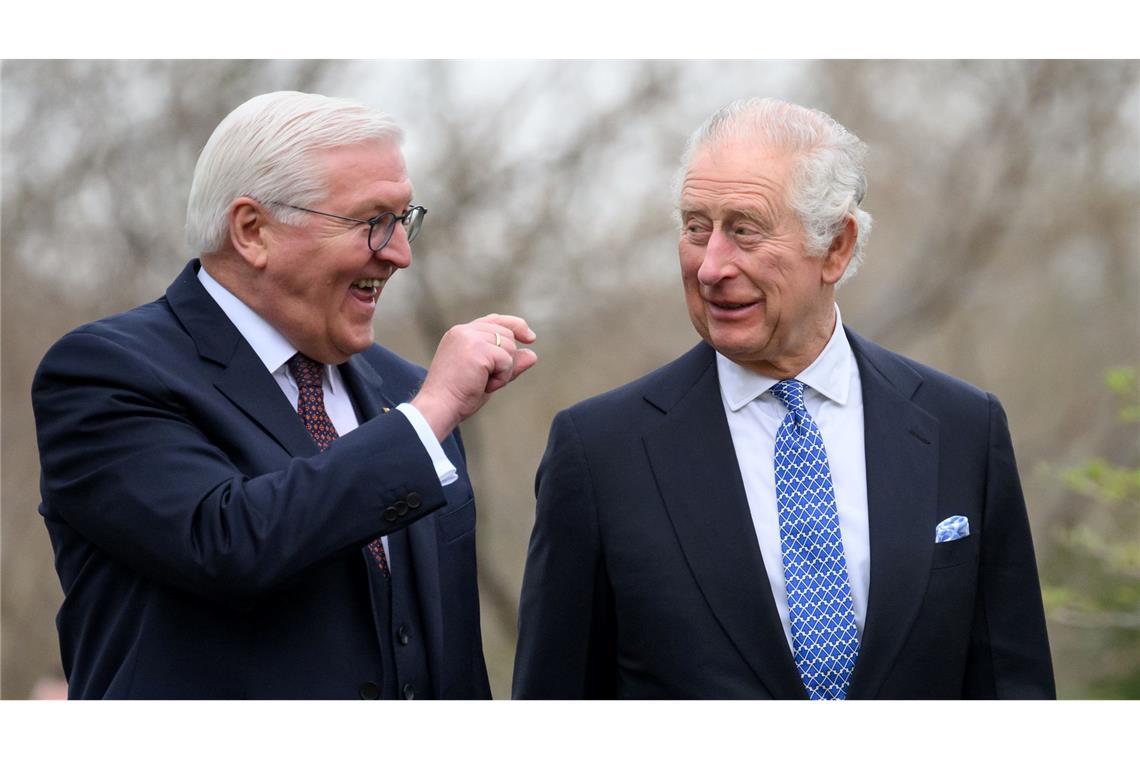 Gilt als herzlich - das Verhältnis von Bundespräsident Steinmeier und König Charles III.