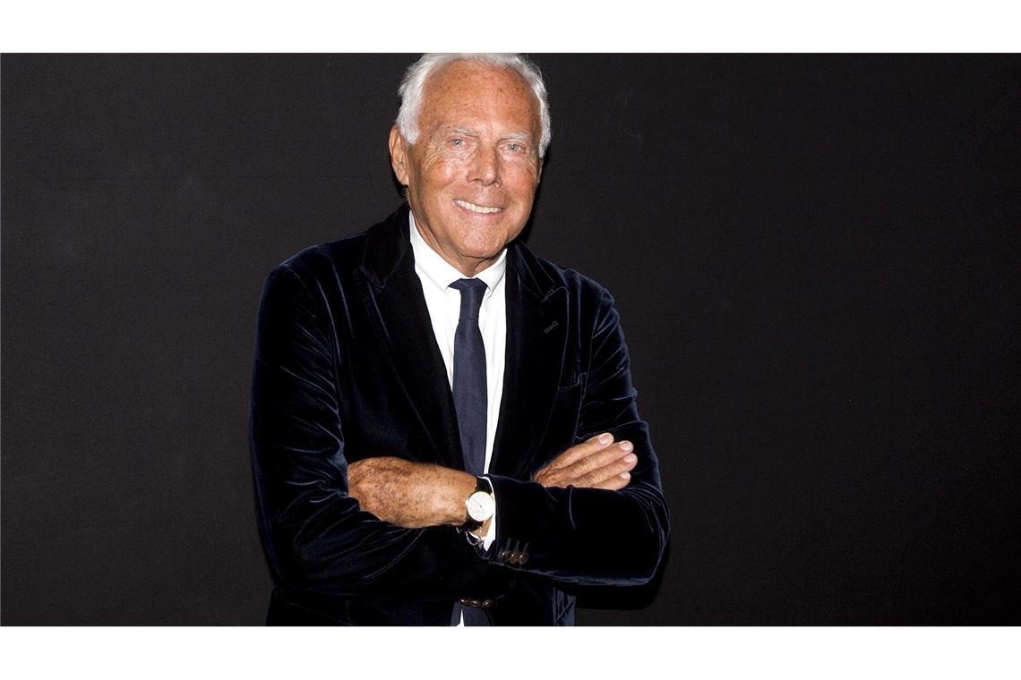 Nach Tod von Armani: Wie geht es mit dem Modehaus weiter? Giorgio Armani ist im Alter von 91 Jahren gestorben. (Archivbild)