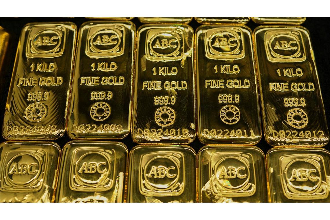 Goldpreis steigt auf Rekordhoch Gold gilt laut Experten als sichere Anlage in unsicheren Zeiten. (Archivbild)