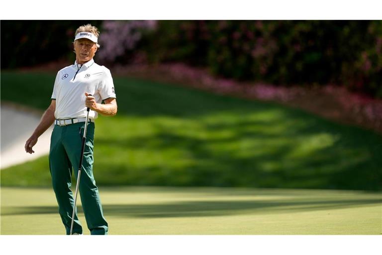 Golf-Routinier Bernhard Langer unterläuft in Augusta ein folgenschwerer Patzer.