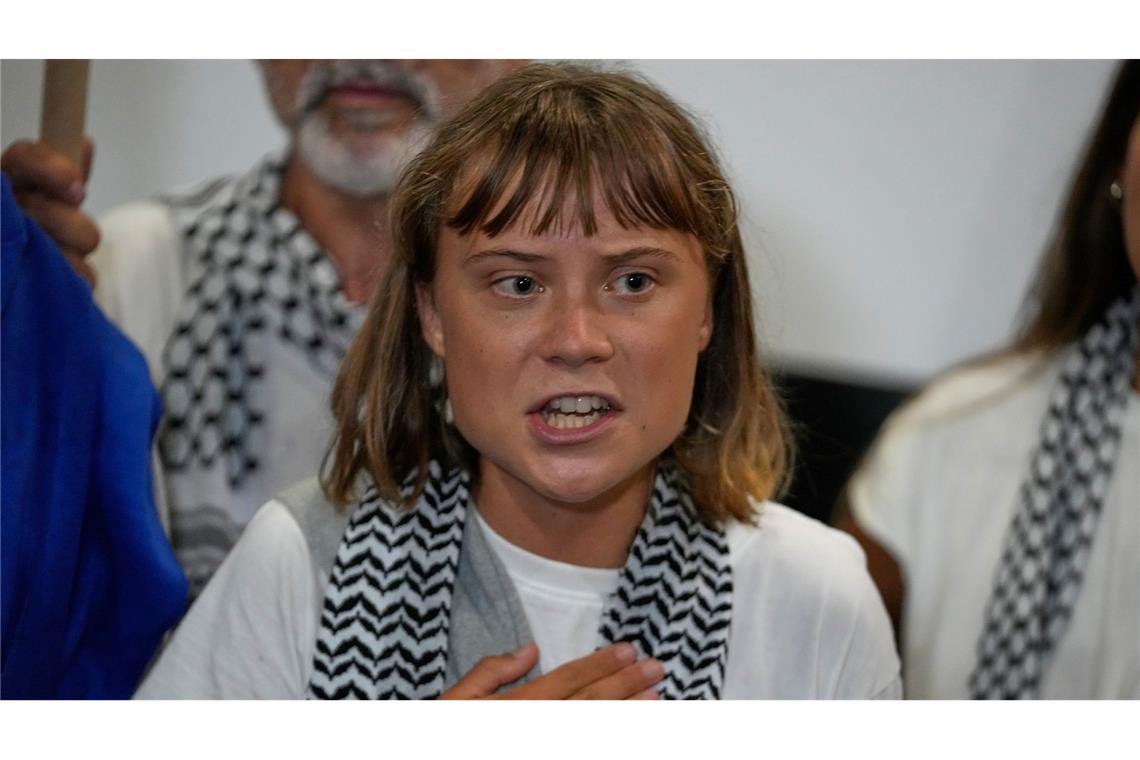 Neuer Zoff zwischen Thunberg und Trump Greta Thunberg keilt gegen US-Präsident Trump. (Archivbild)