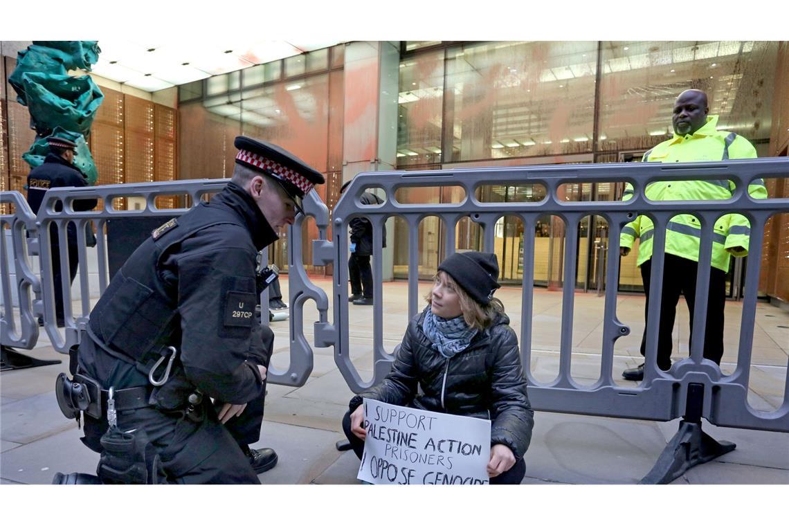 Greta Thunberg wurde in London festgenommen.