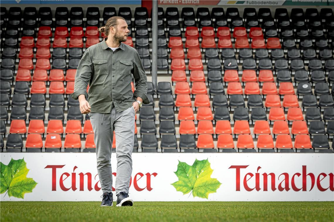 SG Sonnenhof Großaspach peilt den Aufstieg an Großaspachs Sportvorstand Michael Ferber sieht die SG Sonnenhof mittelfristig als ambitionierten Regionalligisten. Foto: Alexander Becher