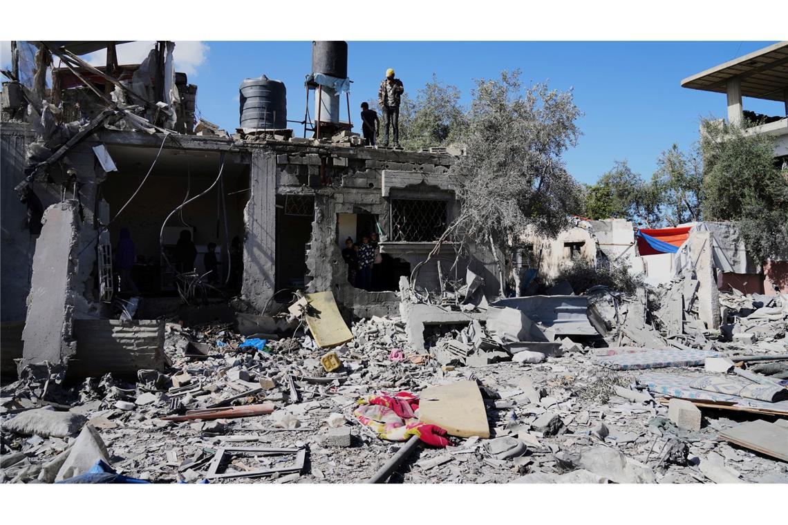 Israel erhöht mit neuer Gaza-Offensive Druck auf Hamas Große Teile des Gazastreifens sind zerstört.