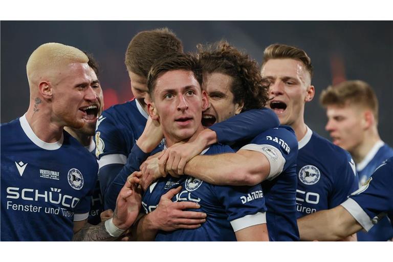 Großer Kampf, tolle Tore: Die Arminia will auch gegen Leverkusen wieder jubeln.