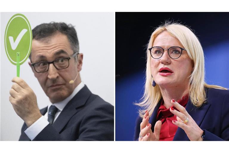 Grünen-Spitzenkandidat Cem Özdemir sieht sich als Wahlsieger, die CDU mauert allerdings.