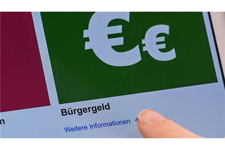 Grünes Licht für die Reform des Bürgergelds gab es im Bundestag. (Symbolbild)