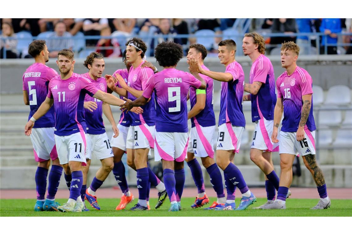 Deutsche U21 mit Moukoko und drei Bundesliga-Aufsteigern Grund zum Jubeln gab es für die deutsche U21 zuletzt reichlich.